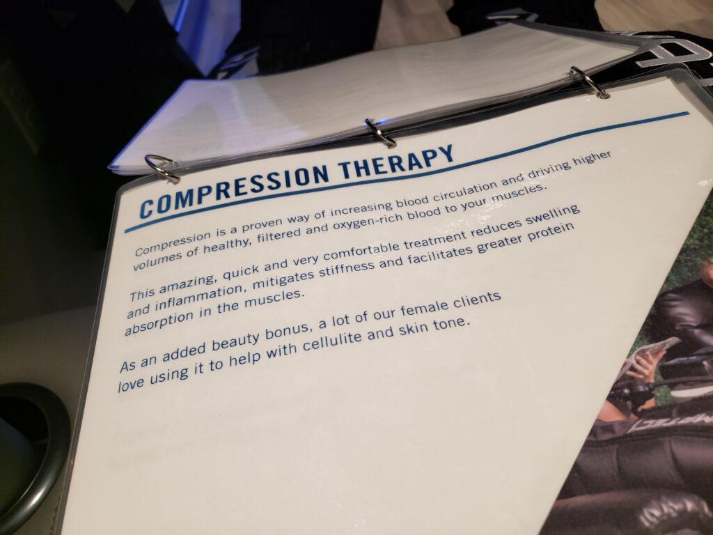 compression therapy information sheet