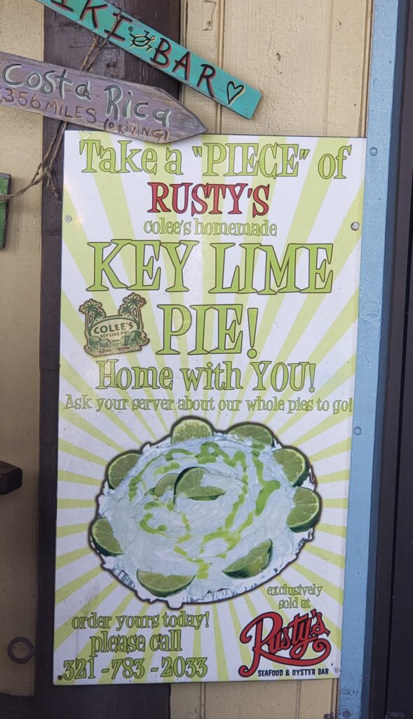 key lime pie sign