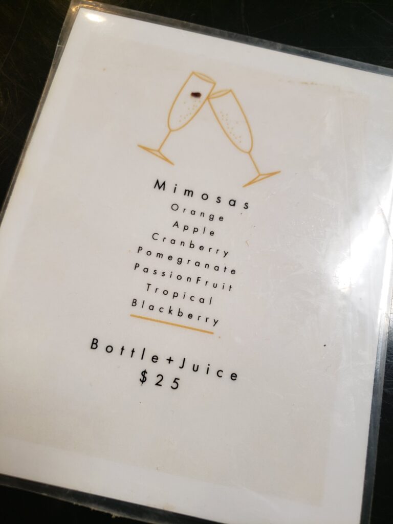 mimosa list- flavor list