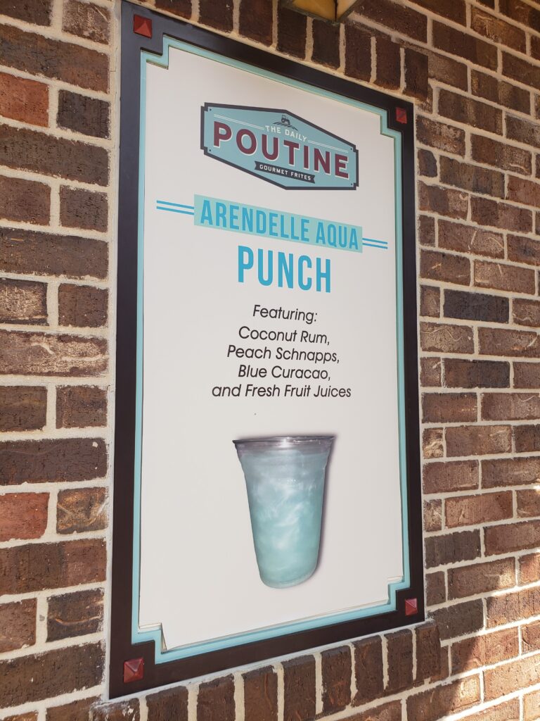 poutine drink menu arendelle punch
