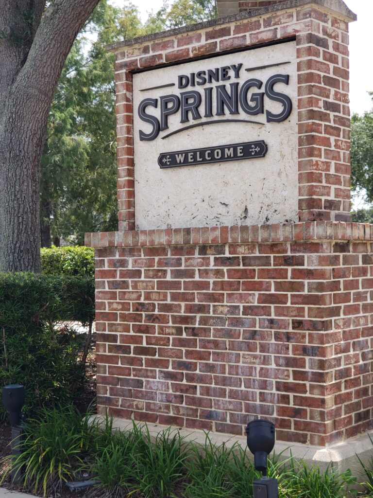 disney springs sign