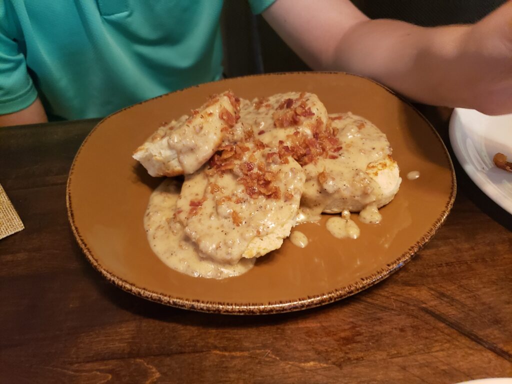 wine bar george - biscuits and gravy