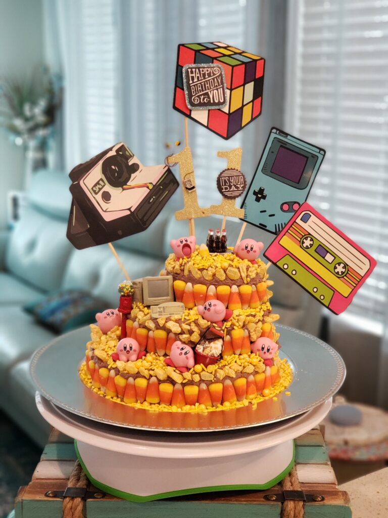video game cake paddy bday cake