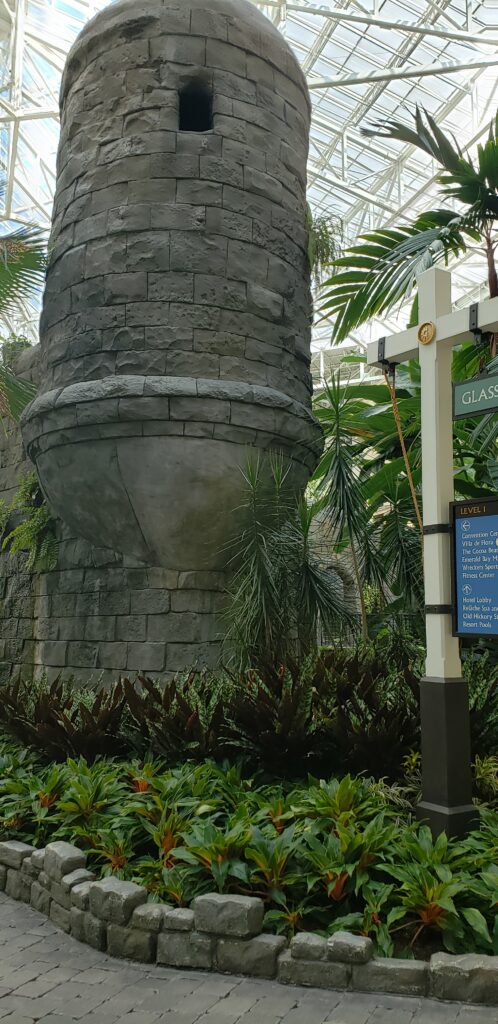 large brick building inside the gaylord palms