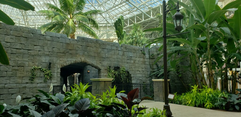 large brick building inside the gaylord palms