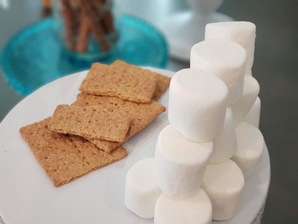 marshmallows for the epic chocolate fountain