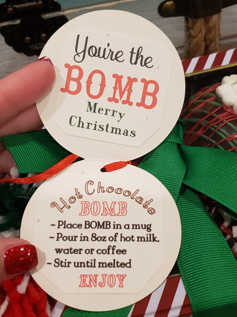 hot cocoa bombs - bomb contact
