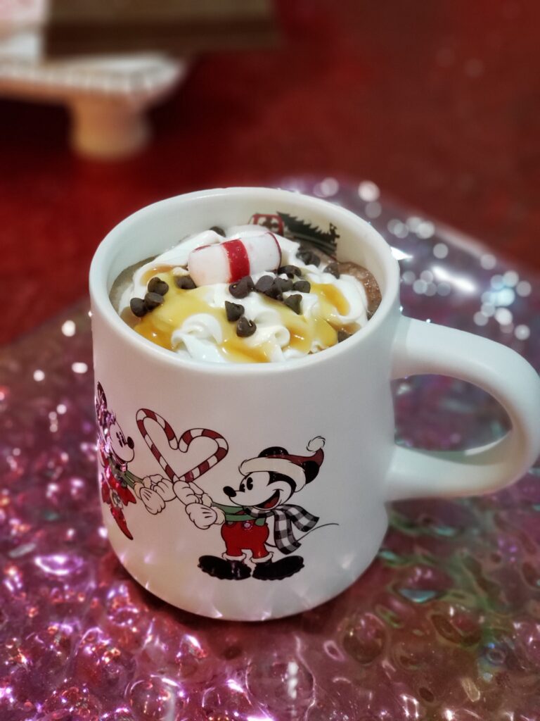 HOT COCOA CHARCUTERIE BOARD - mickey mouse cup