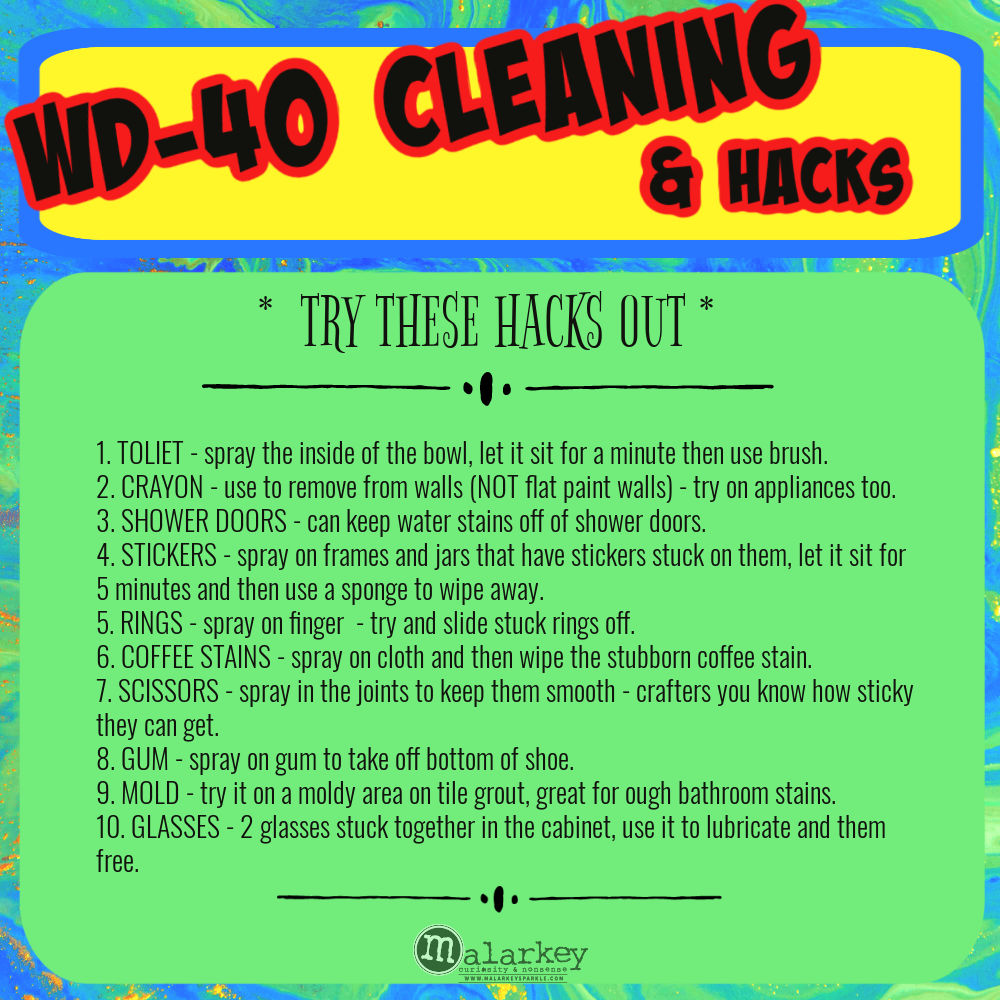 cleaning tips wd 40