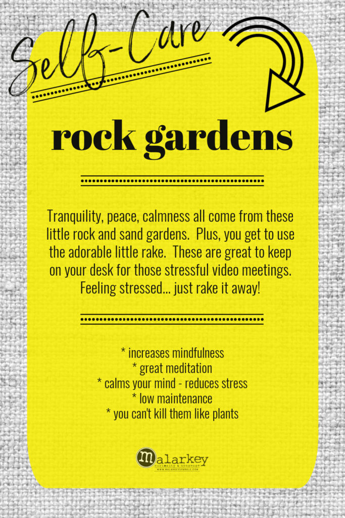 Self-Care - Why do we need it? - rock gardens