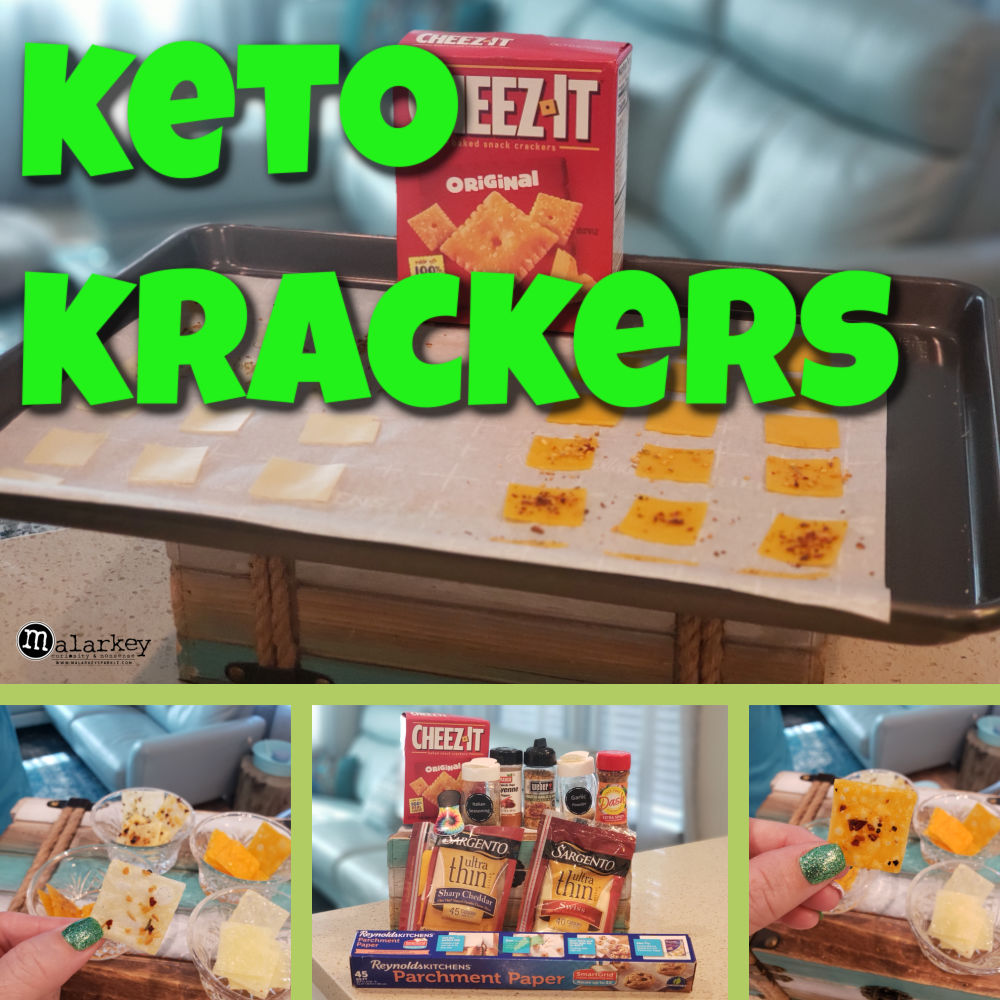 keto krackers - crackers made from cheese
