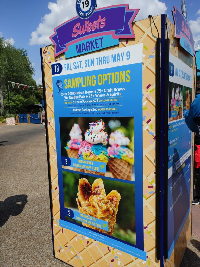SeaWorld 2021 Seven Seas Festival is outstanding. There are so many drink and food options you will have to come back several times!!