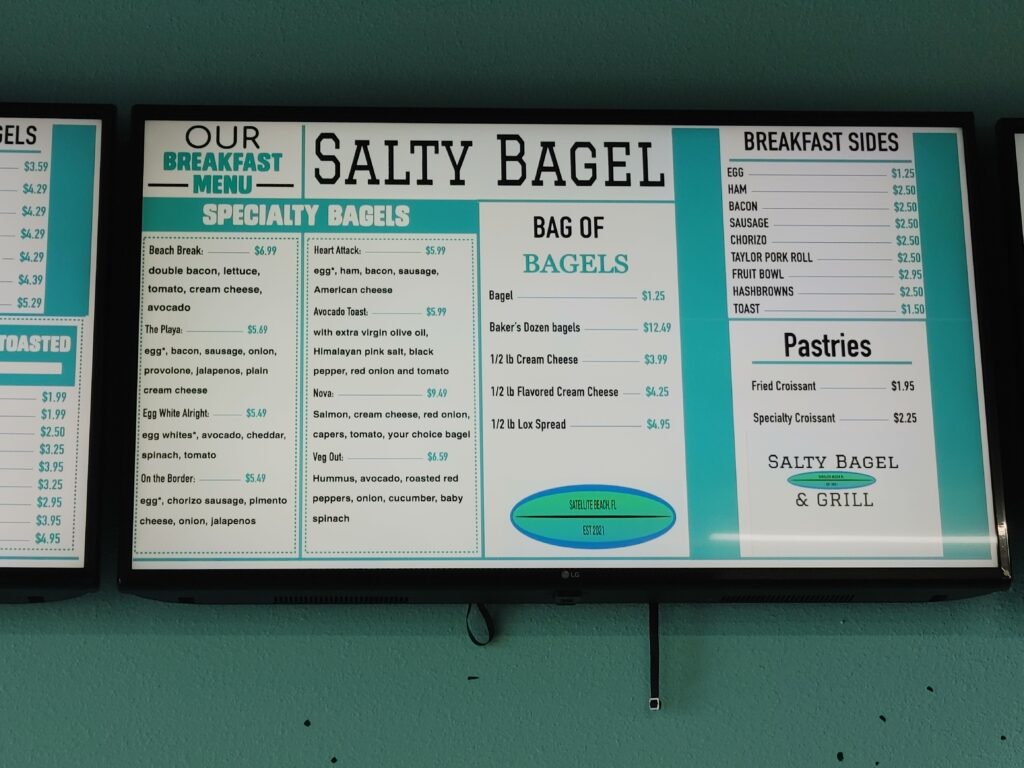 salty bagel and grill