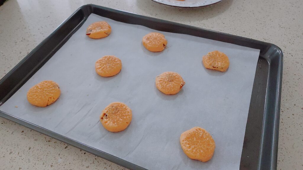 orange cranberry cake cookies - malarkey