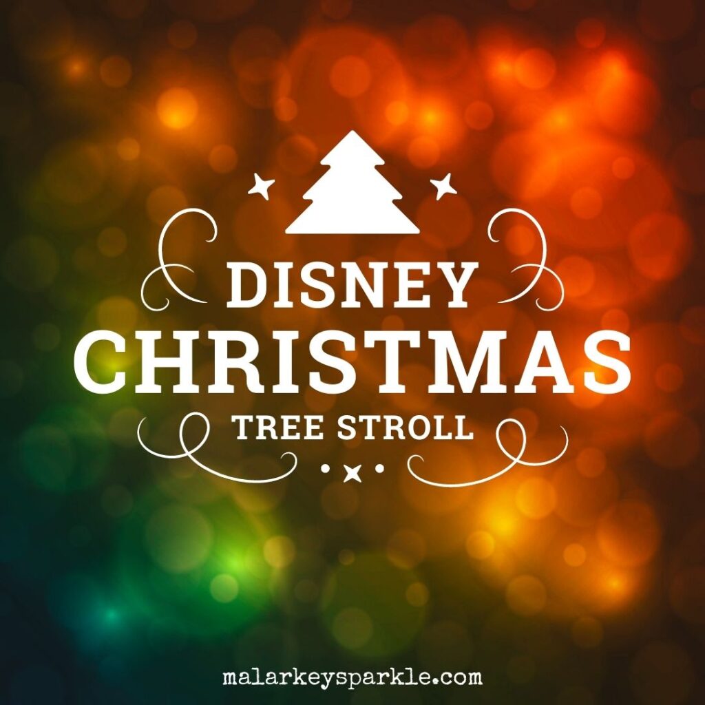 disney Christmas tree stroll