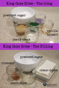 king cake bites mardi gras