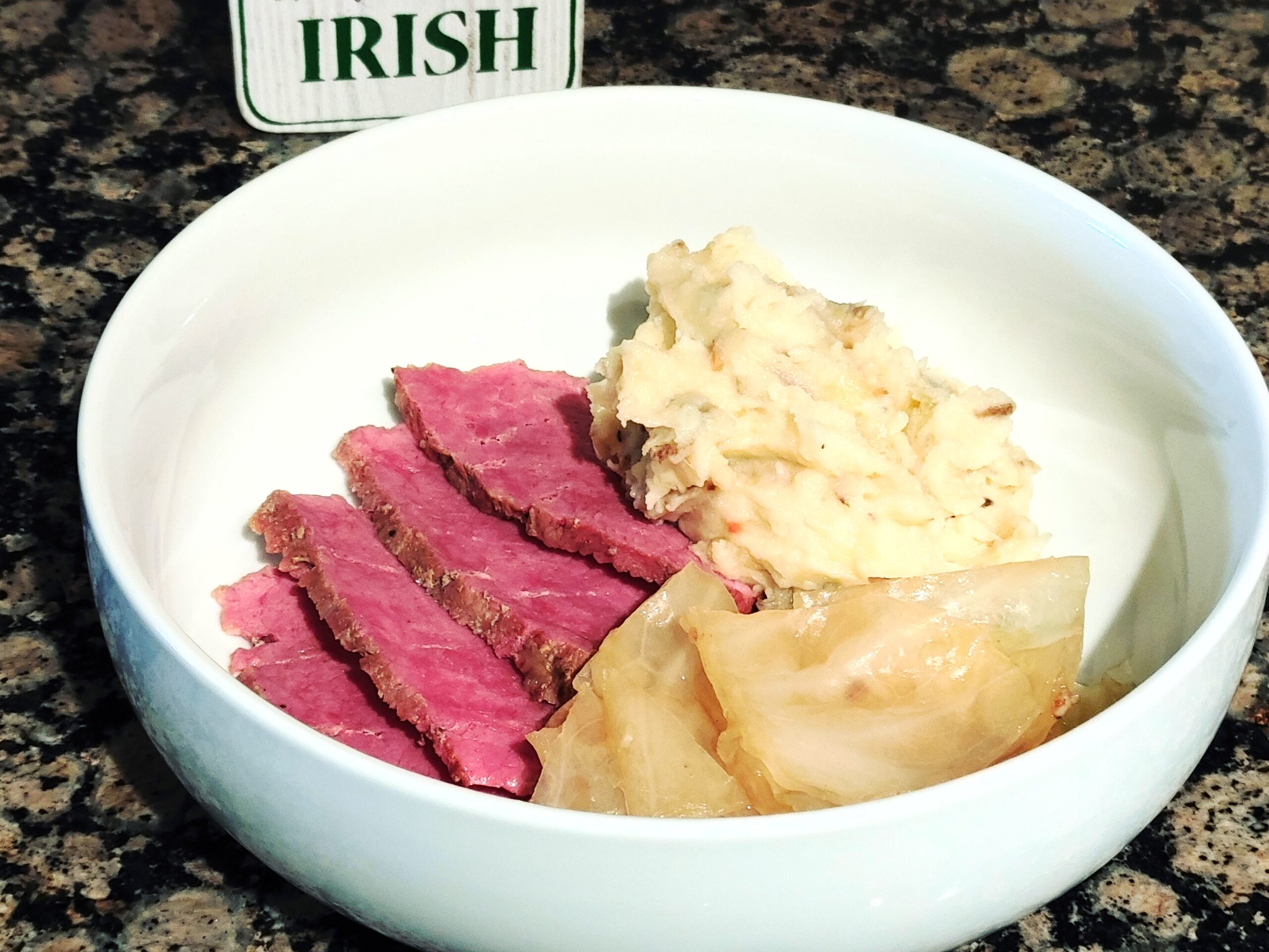 corned beef and cabbage - irish - st. patrick's day