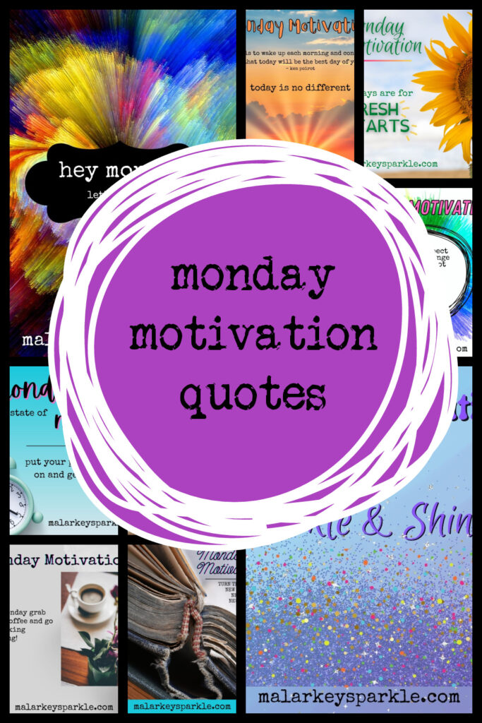 Monday Motivation - all the motivation on tiles