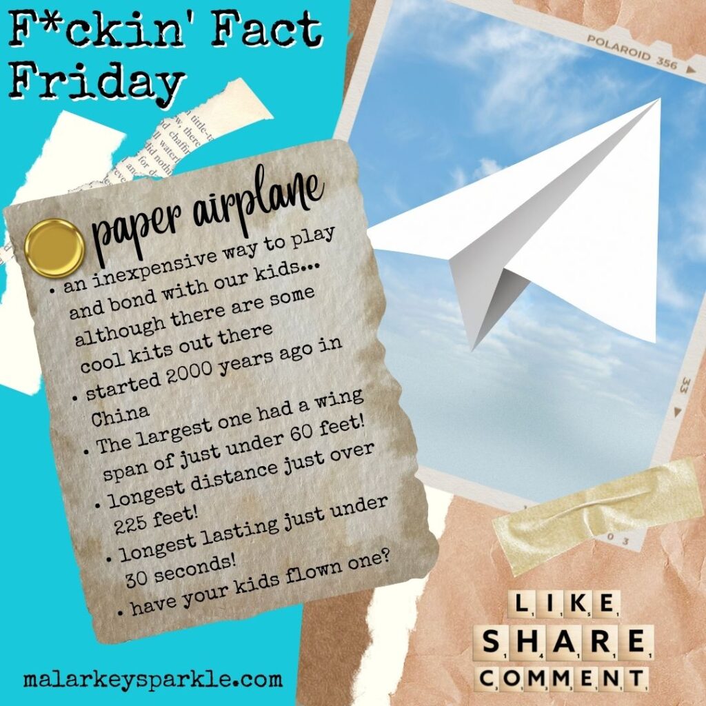 Fact Friday-paper airplane