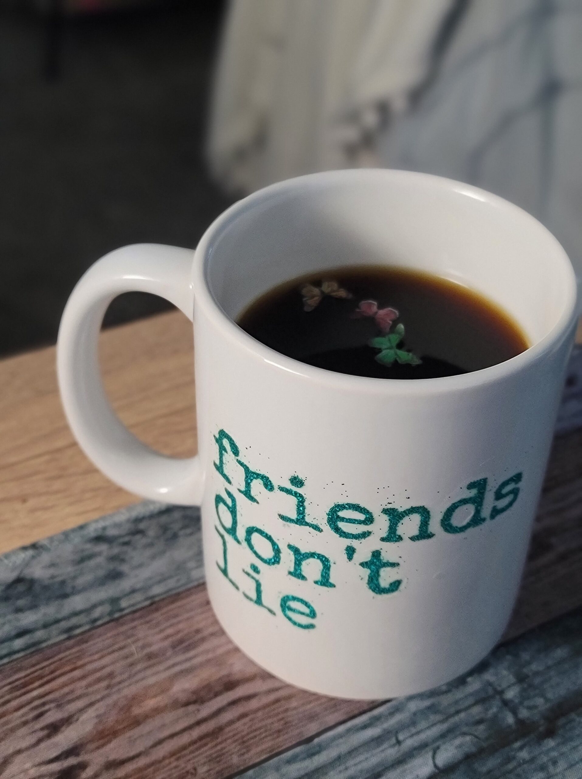 stranger things friends don't lie coffee cup