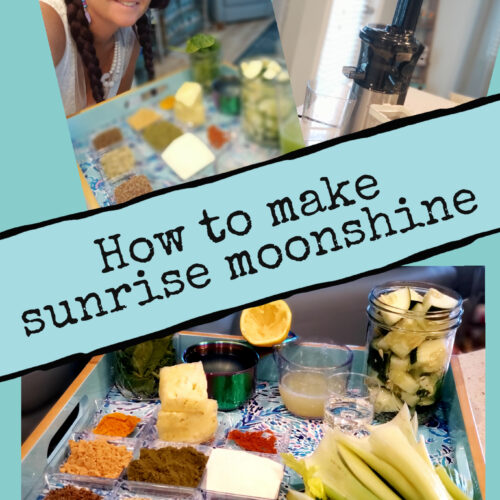 How to make sunrise moonshine woman with ingredients