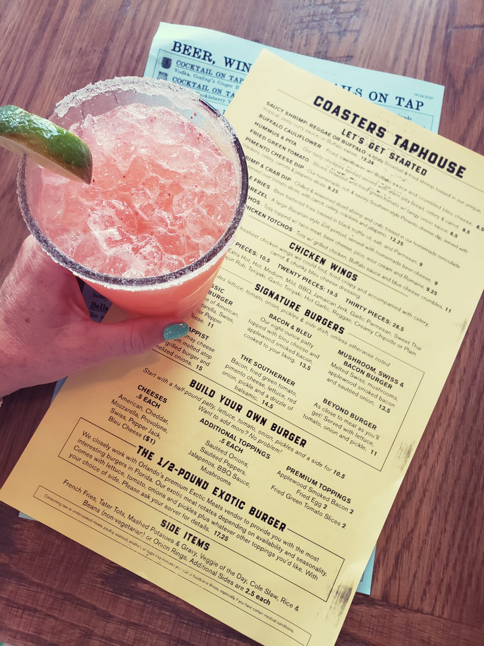 Coasters Tap House Review and Menu ⋆ malarkey