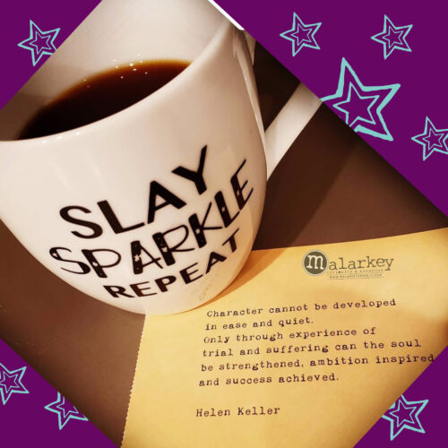 coffee cup - slay - sprakle - repeat