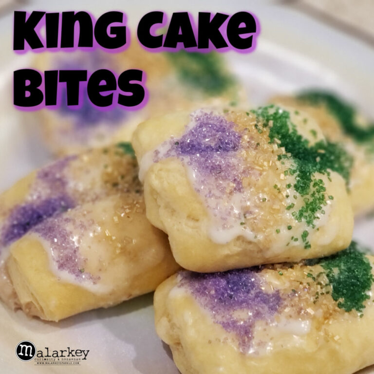 King Cake Bites ⋆ malarkey