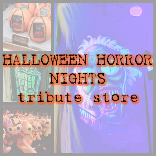 halloween horror nights - tribute store - malarkey