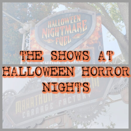 Halloween hororr nights shows - malarkey