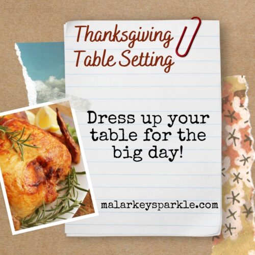 table setting - thanksgiving