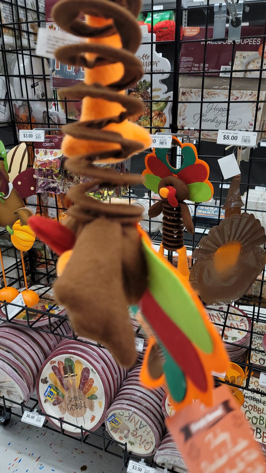 Party City Thanksgiving and a little bit of Christmas ⋆ malarkey