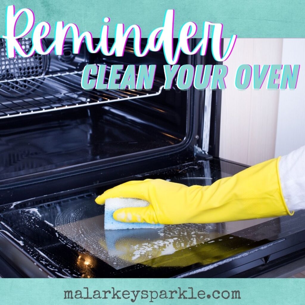 tidy tuesday clean your oven