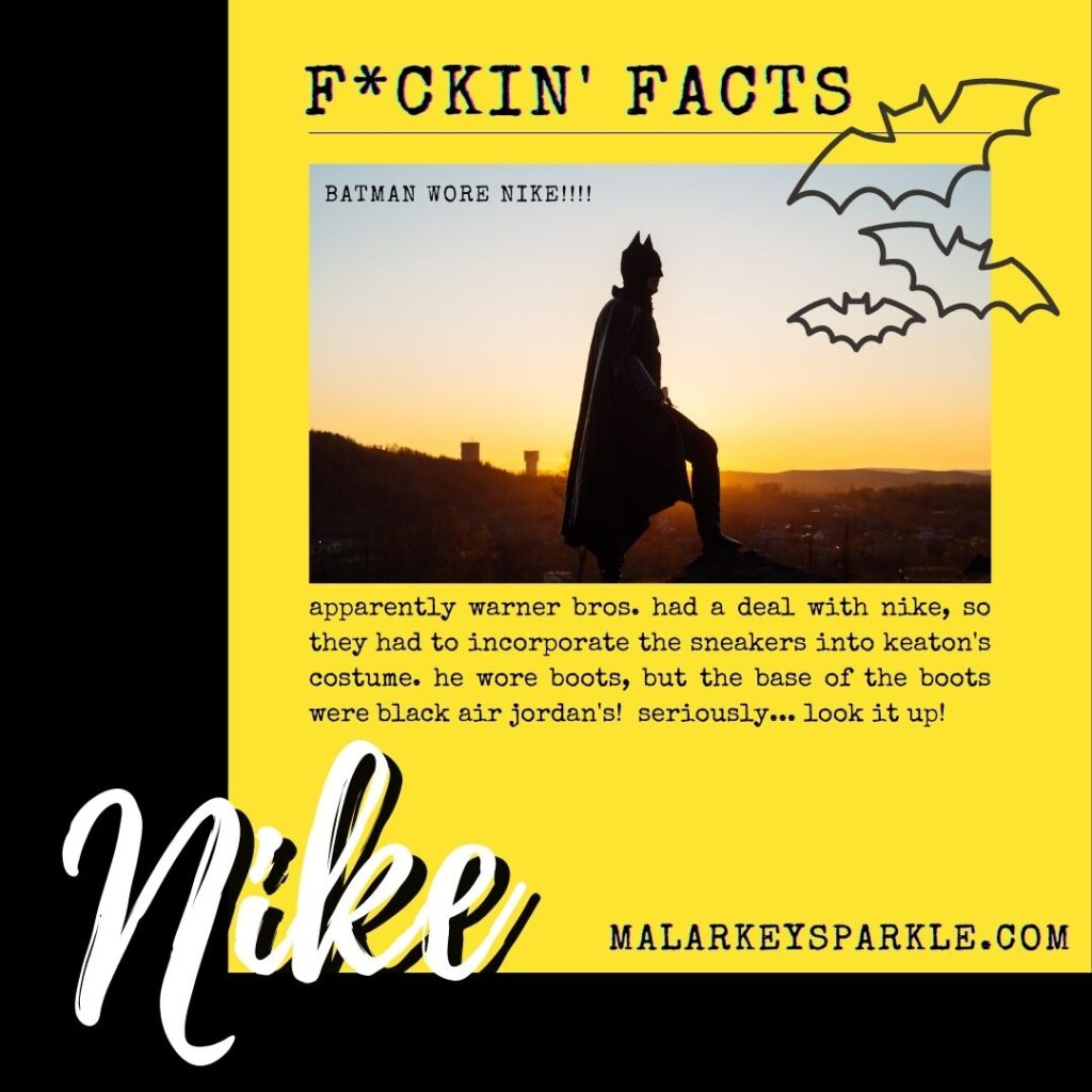 Friday Facts - batman and nike