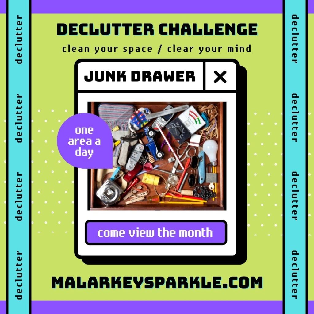 declutter challenge - junk drawer