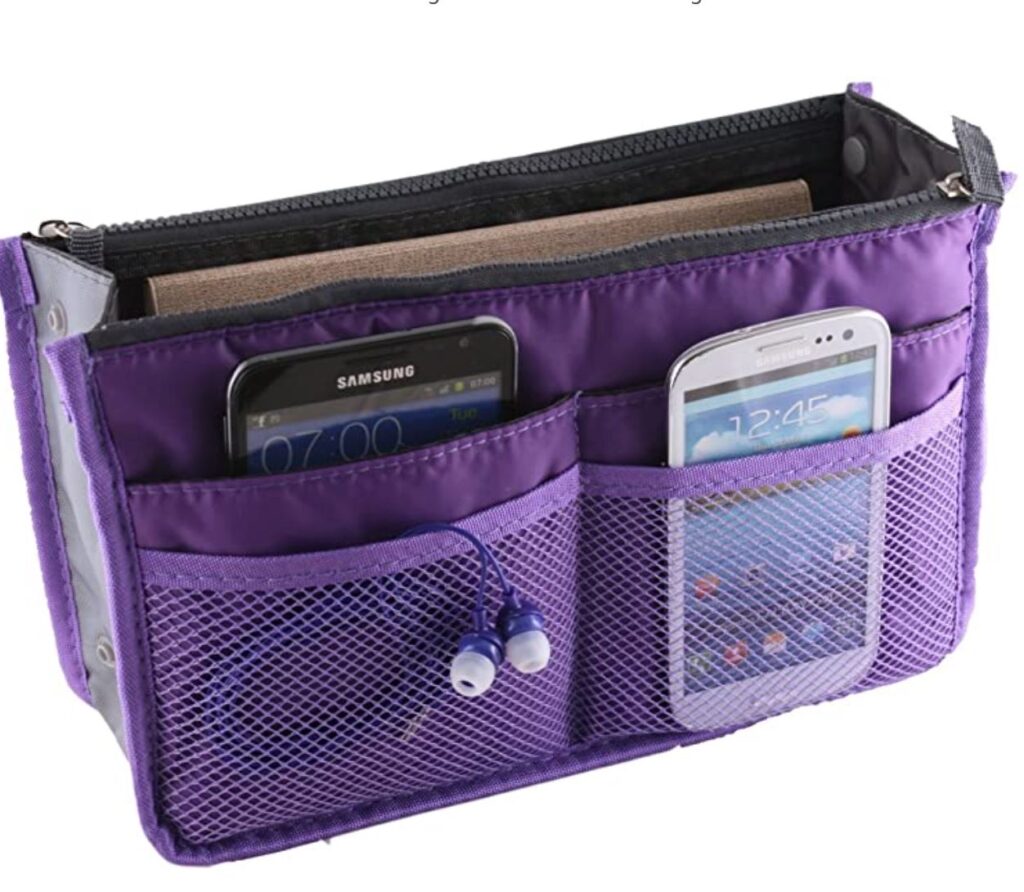 purse organizer - declutter your purse with this