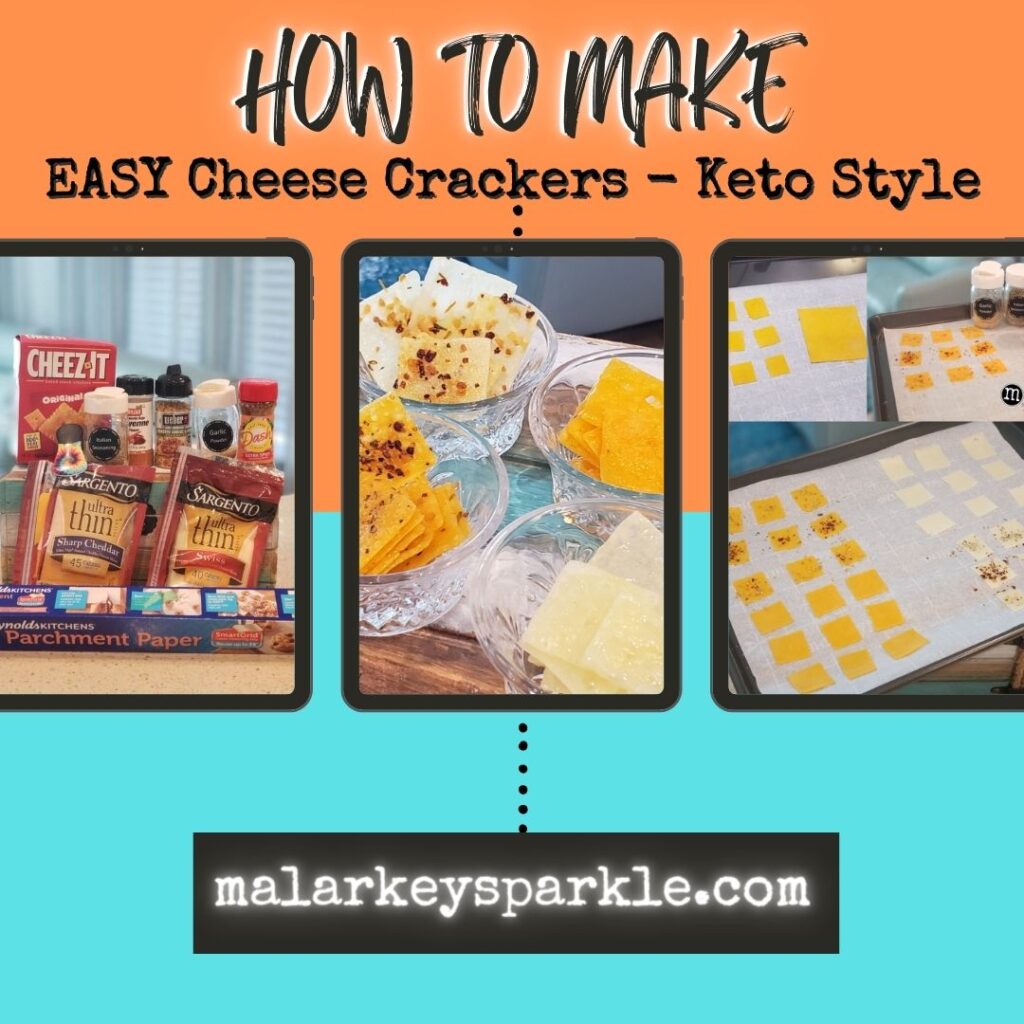 EASY Cheese Crackers Keto Style ⋆ malarkey
