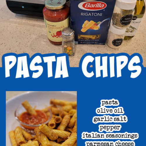 Pasta Chips in the AirFryer ⋆ malarkey