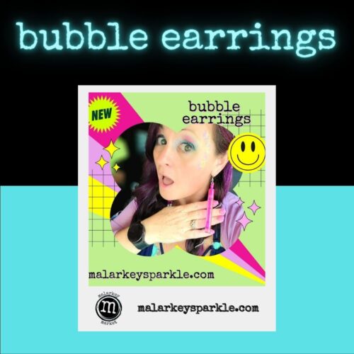 earrings bubble wands