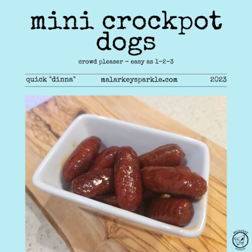 mini crockpot dogs