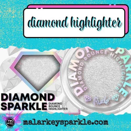 highlighter diamond makeup