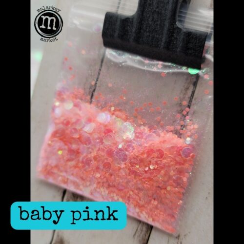 baby pink glitter packs