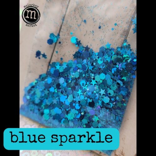 blue sparkle glitter packs