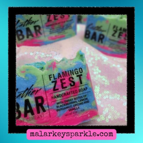 Flamingo Zest - soap lather bar
