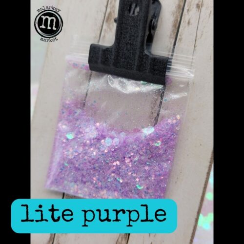 lite purple glitter pack
