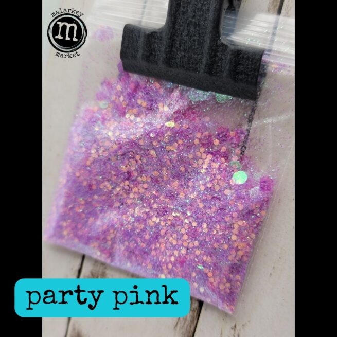 party pink glitter pack