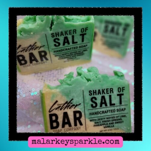 shaker of salt - soap lather bar