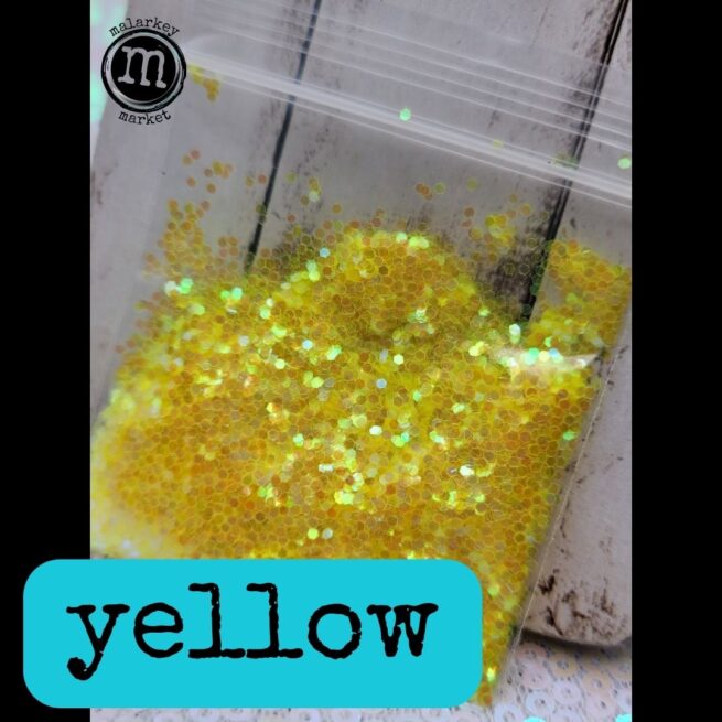 yellow glitter pack