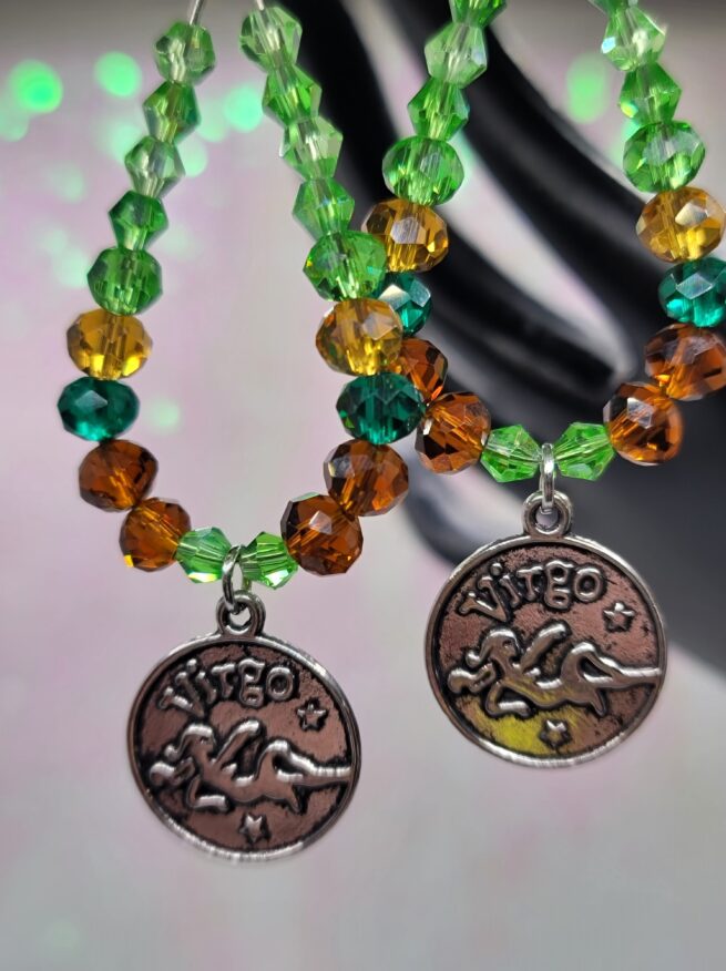 virgo - zodiac bracelet & earring set - exclusive