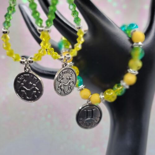 gemini - zodiac bracelet & earring set - exclusive